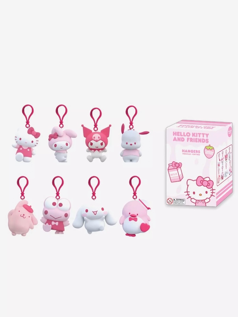 Limited Edition Hello Kitty and Friends Strawberry Milk Keychain